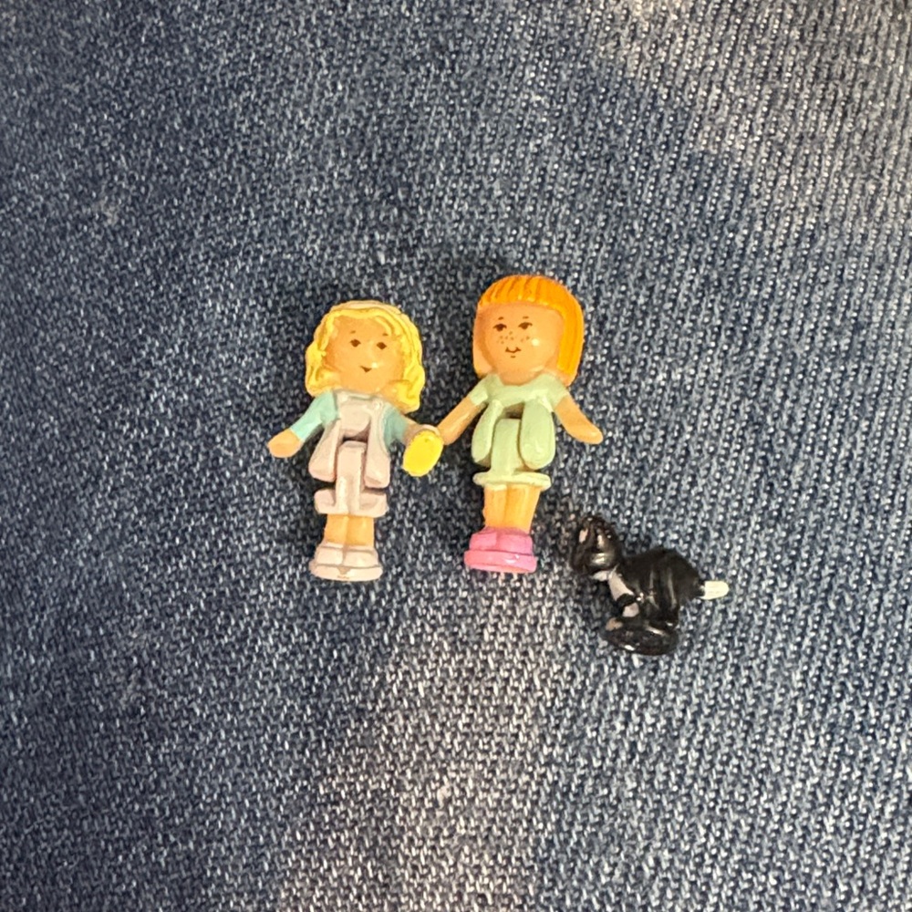 3 pieces of 1993 Vintage Polly Pocket Pet Shop Bluebird Toys